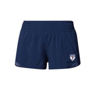 Lululemon size 6 navy Hotty Hot 2.5” High Rise Short